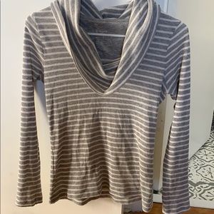 GAP striped scowl sweater